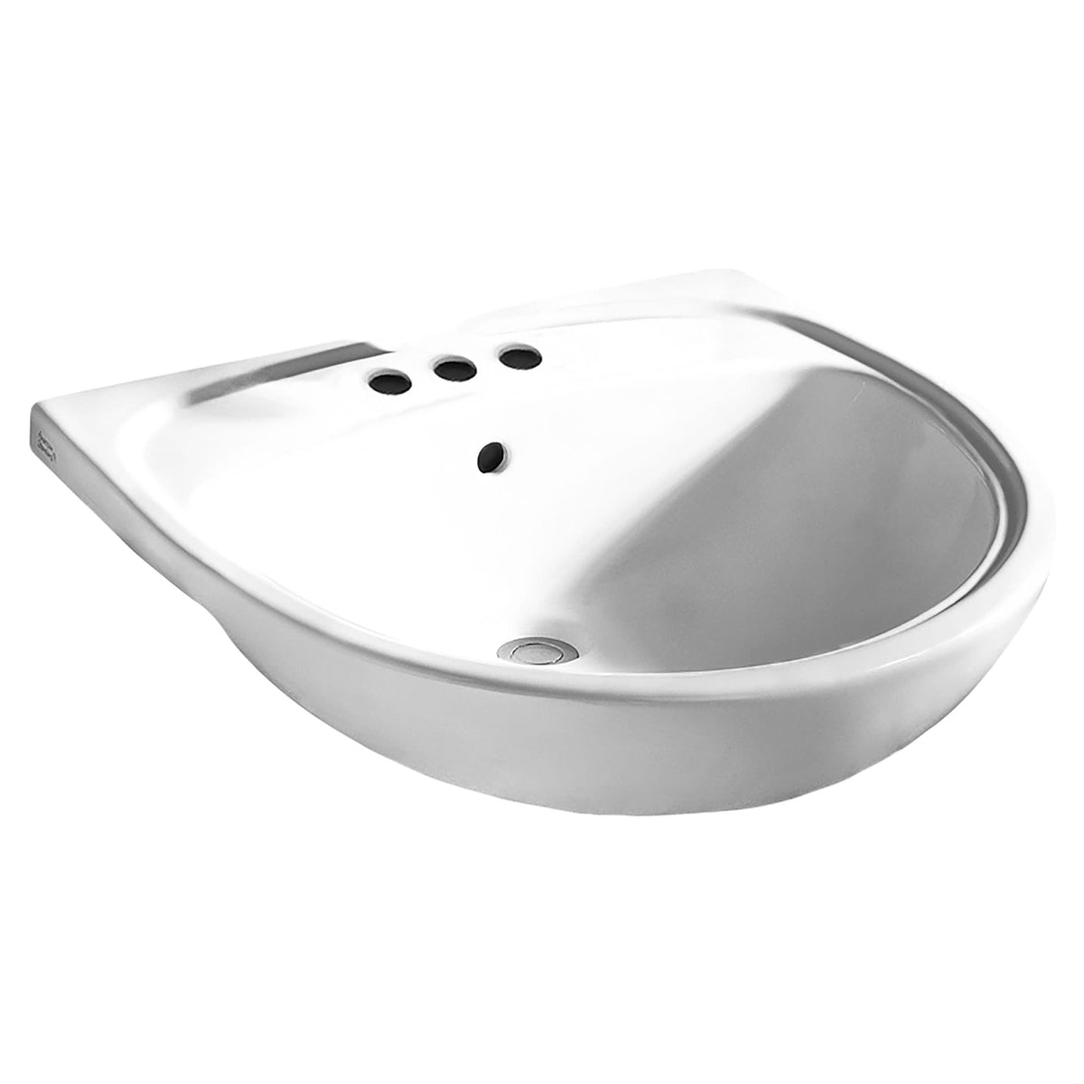 9960403.020 Mezzo® Semi-Countertop Sink With 4-Inch Centerset White