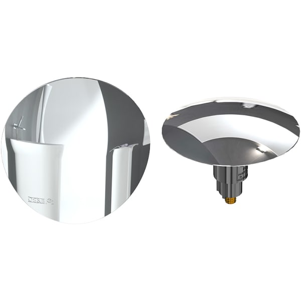 TRB02Q-BN Clicker Tub Drain Trim Kit with Brass Round Slide On - Brushed Nickel