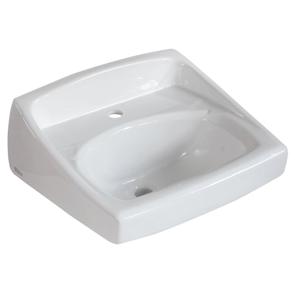 0356421.020 Lucerne Wall-Hung Sink With Center Hole Only White