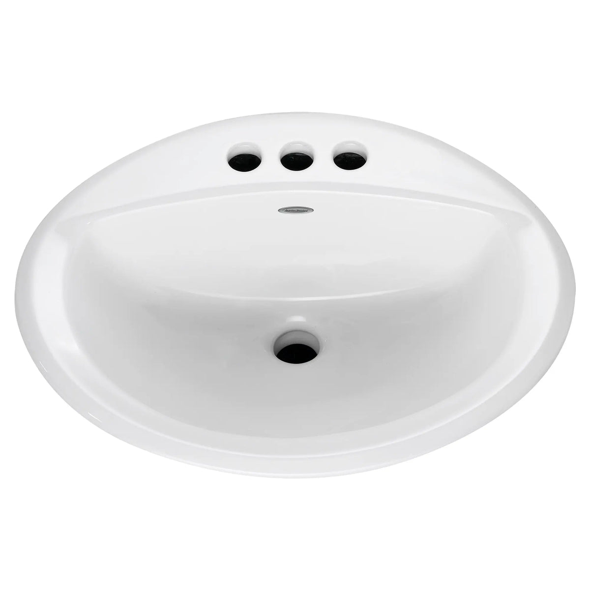0476928.020 Aqualyn® Drop-In Sink With 4-Inch Centerset Less Overflow White