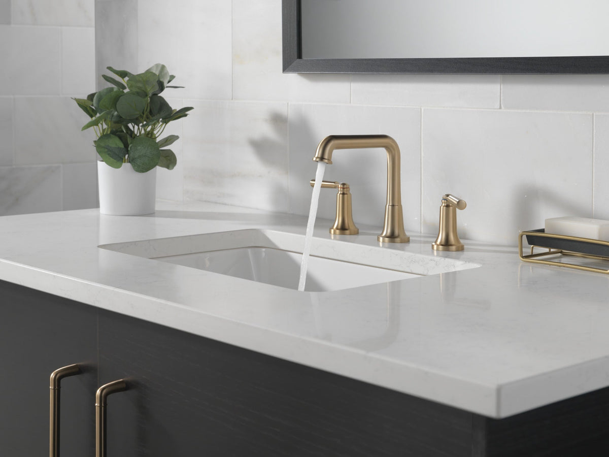 3536-CZMPU-DST Saylor® Two Handle Widespread Bathroom Faucet Champagne Bronze