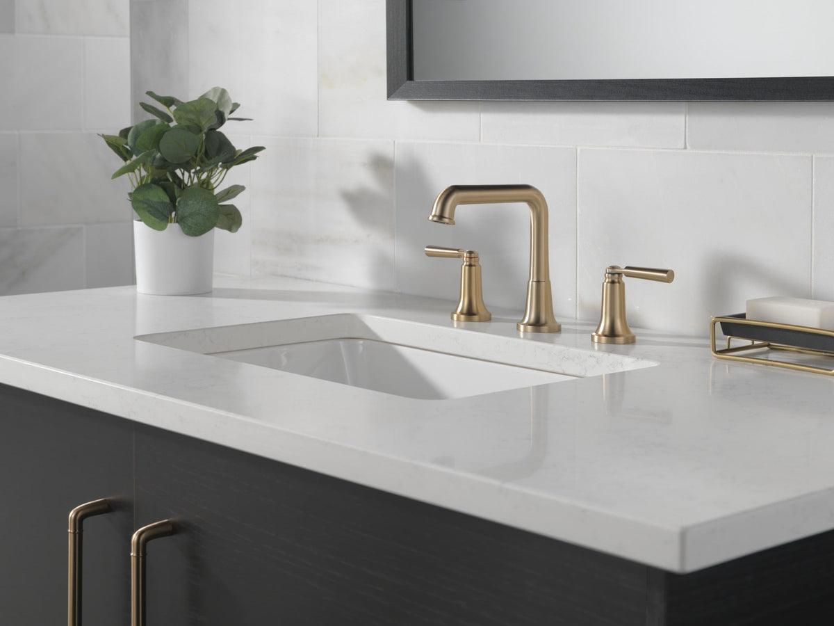 3536-CZMPU-DST Saylor® Two Handle Widespread Bathroom Faucet Champagne Bronze
