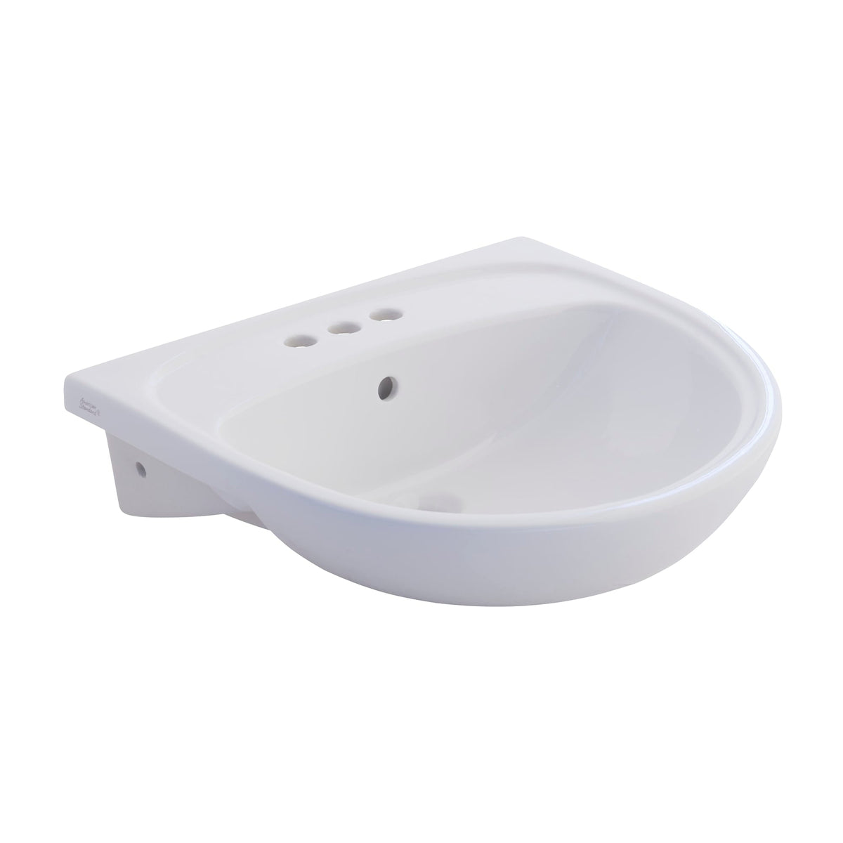 9960403.020 Mezzo® Semi-Countertop Sink With 4-Inch Centerset White