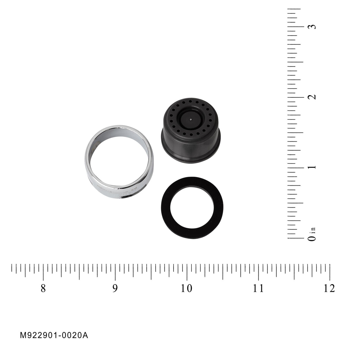 M922901-0020A 0.5 gpm/1.9 L/Min Pressure-Compensating Non-Aerated Spray Chrome