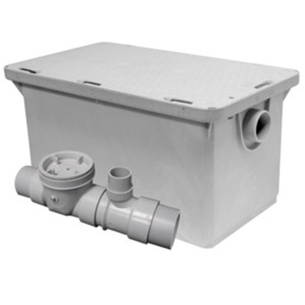 3925A03-S Endura 25 GPM/50lbs Grease Interceptor, 3" No-Hub, Accessible Flow Control Device SpgxSpgxSpg
