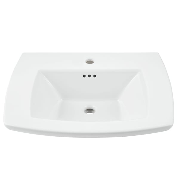 0445001.020 Edgemere® Center Hole Only Pedestal Sink Top White