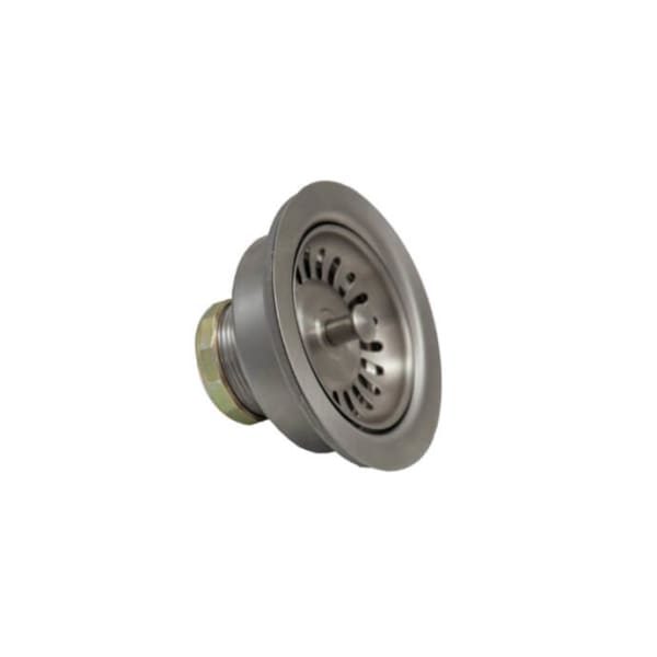 MT303/BRN 3-1/2" Deluxe All Metal Kitchen Sink Strainer - Brushed Nickel