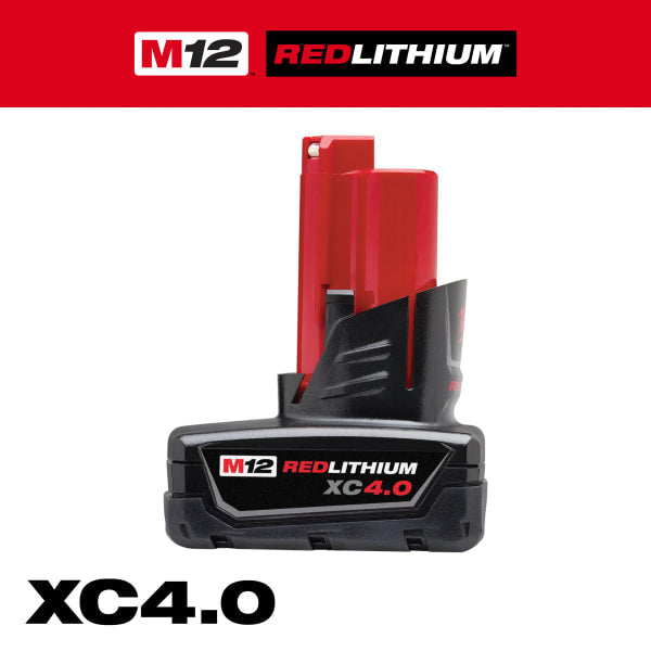 48-11-2440 M12™ REDLITHIUM™ XC 4.0 Extended Capacity Battery Pack