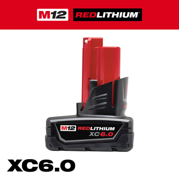 48-11-2460 M12™ REDLITHIUM™ XC6.0 Battery