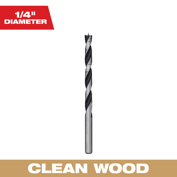48-15-0250 Brad Point 1/4" Diameter