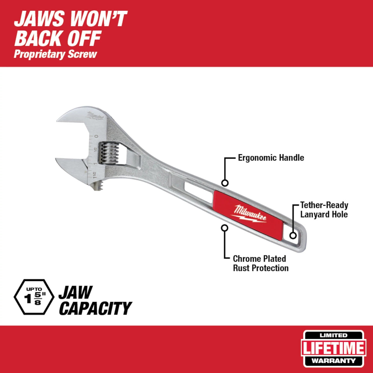 48-22-7412 12" Adjustable Wrench