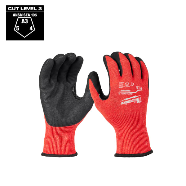 (1) Cut Level 3 Nitrile Dipped Gloves - M (48-73-8631)