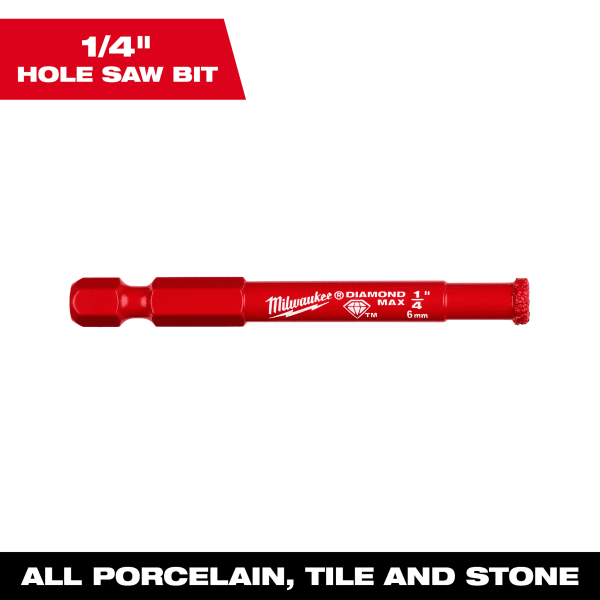 49-56-0505 1/4" DIAMOND MAX™ Hole Saw Bit