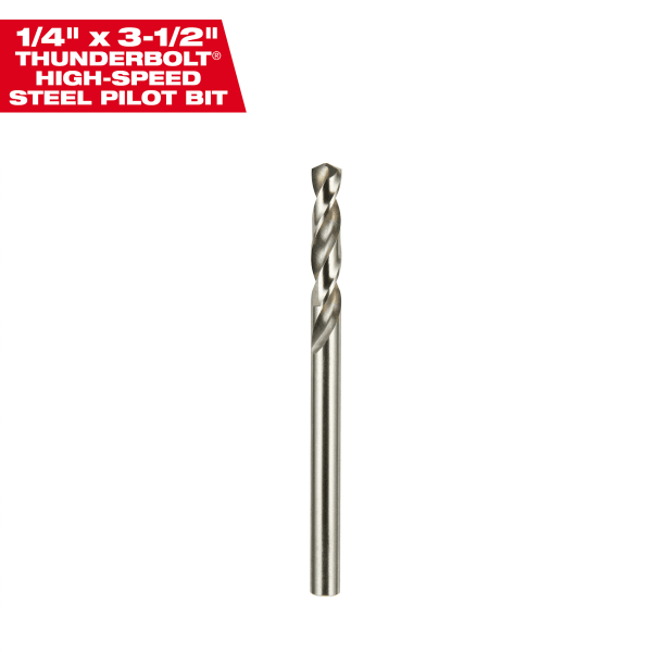 49-56-8010 High Speed Steel Pilot Bit 1/4" x 3-1/2"