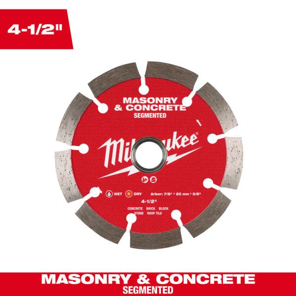 49-93-9304 4-1/2" Segmented Masonry & Concrete Diamond Blade