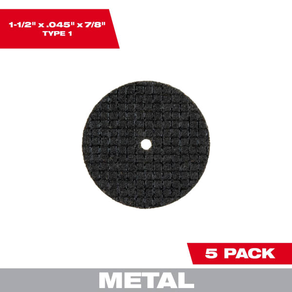 49-94-1500 1-1/2" Reinforced Cut-Off Wheels