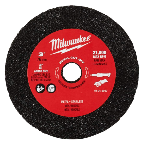 49-94-3000 3" Metal Cut Off Wheel 3 Pack
