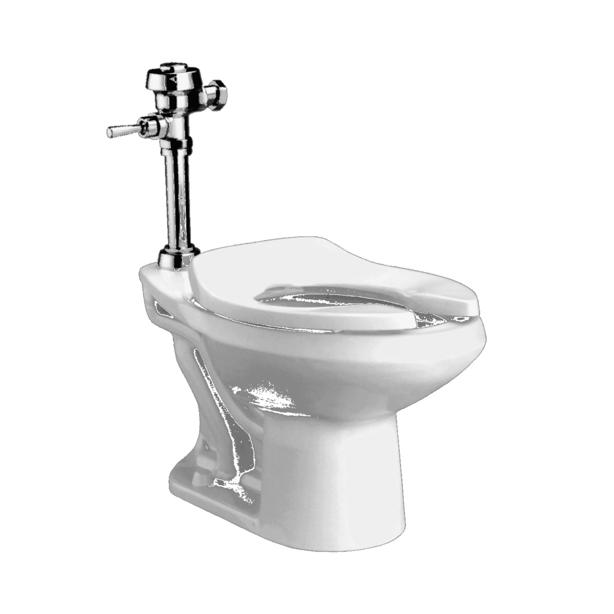 2234001.020 Madera 1.1 - 1.6 gpf (4.2 - 6.0 Lpf) 15" Height Top Spud Elongated Bowl White