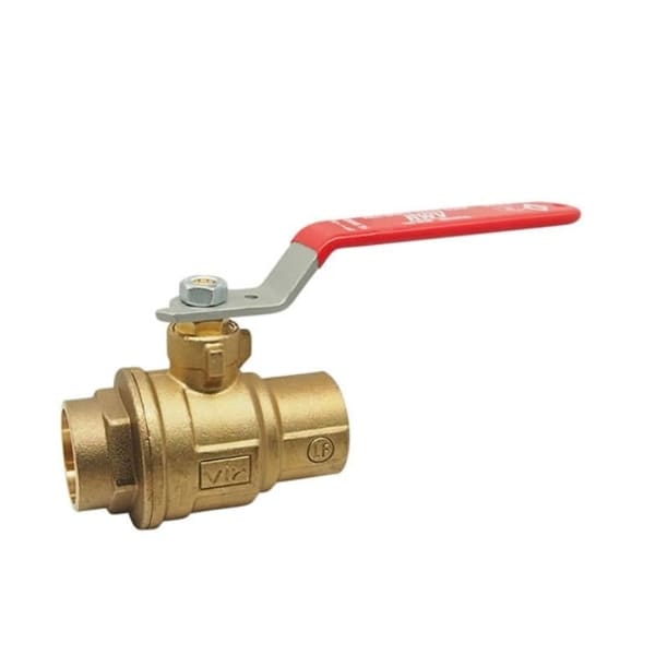 5049AB 2 2" - (SWT x SWT) 5049AB Brass Full Port Ball Valve - Lead Free Brass