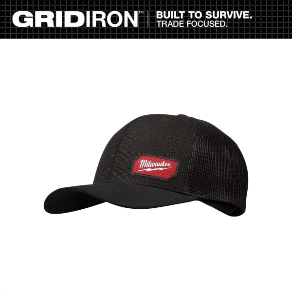 505B GRIDIRON™ Snapback Trucker Hat - Black