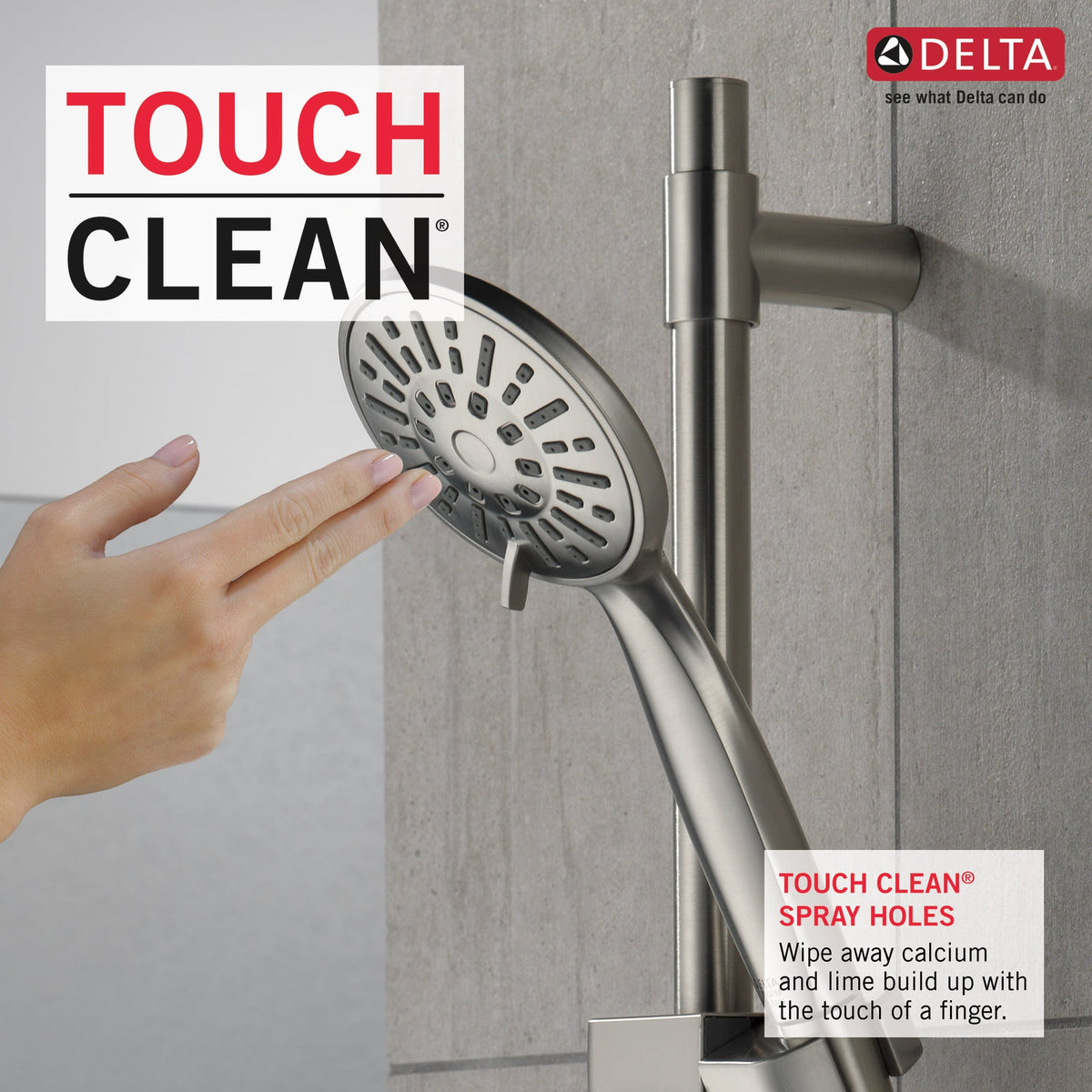 51361-SS Universal Handshower with Slide Bar 4S Stainless