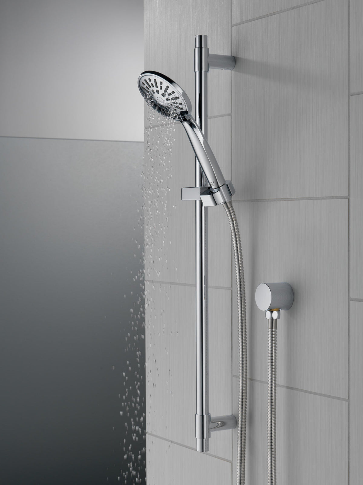 51361 Universal Handshower with Slide Bar 4S Chrome