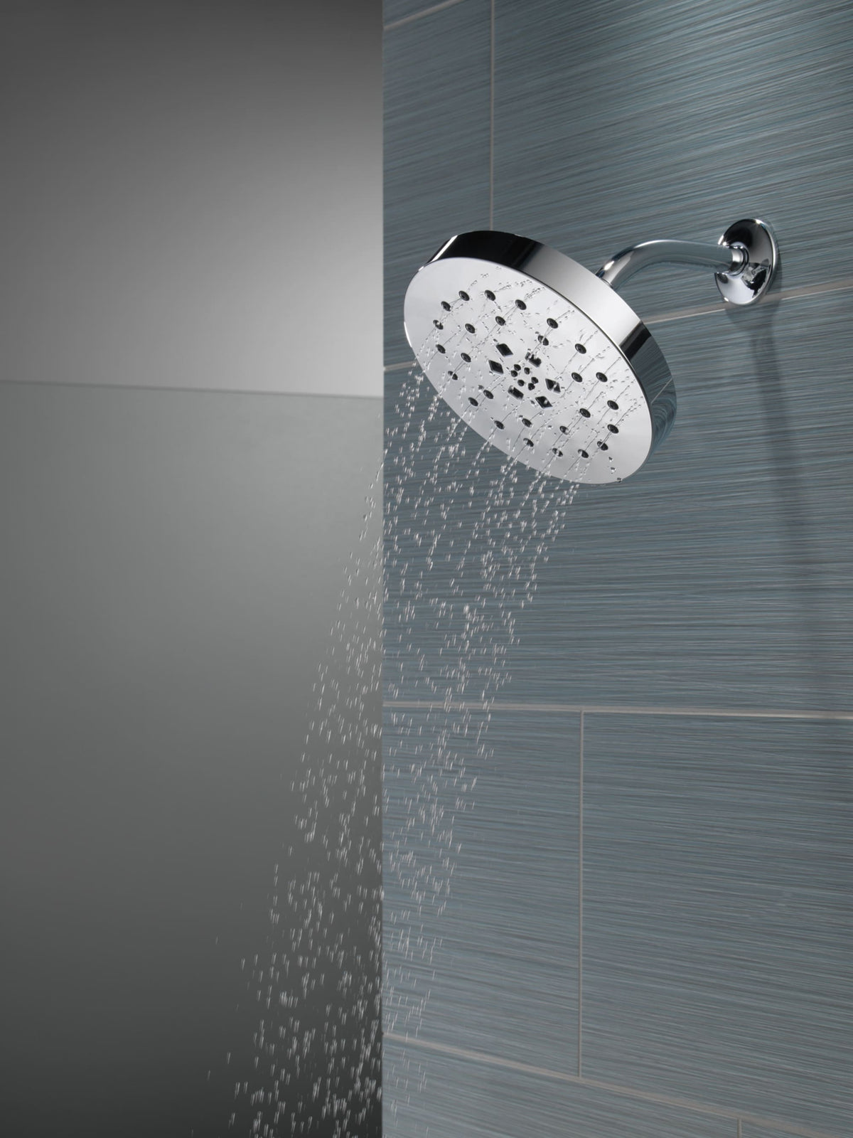 52488-PR Universal H2Okinetic® 4-Setting Shower Head with Ultrasoak® Lumicoat® Chrome