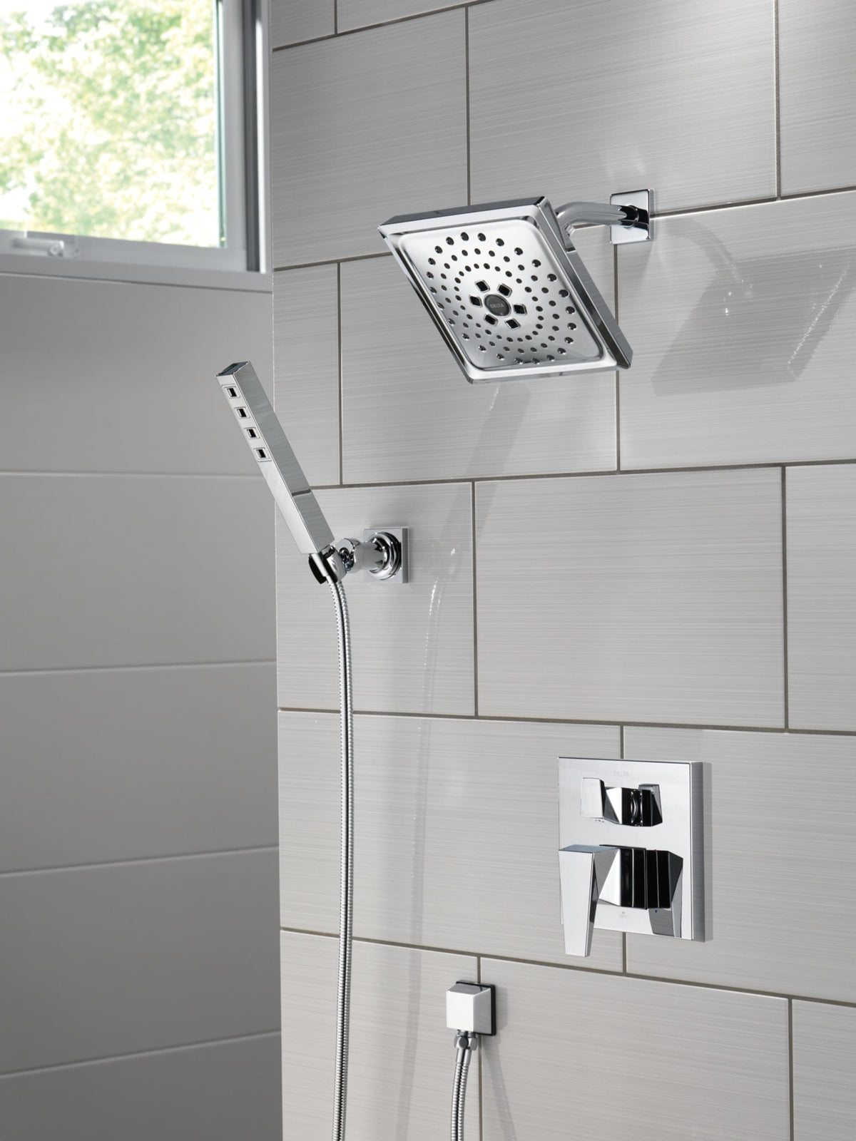 50570-PR Universal Square Wall Elbow for Handshower Lumicoat® Chrome