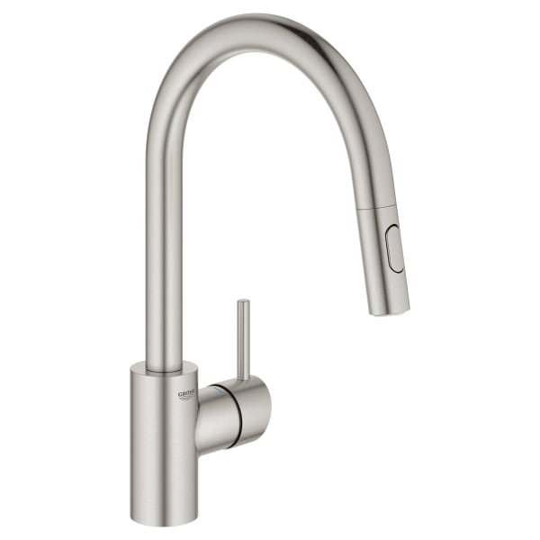 32665DC3 Concetto Single-Handle Pull-Down Kitchen Faucet Dual Spray 1.75 GPM in SUPERSTEEL