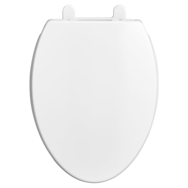 5024A15G.415 Transitional Elongated Closed Front Toilet Seat in CANVAS WHITE