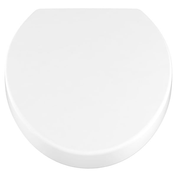 5025A15G.415 Contemporary Elongated Closed Front Toilet Seat in CANVAS WHITE