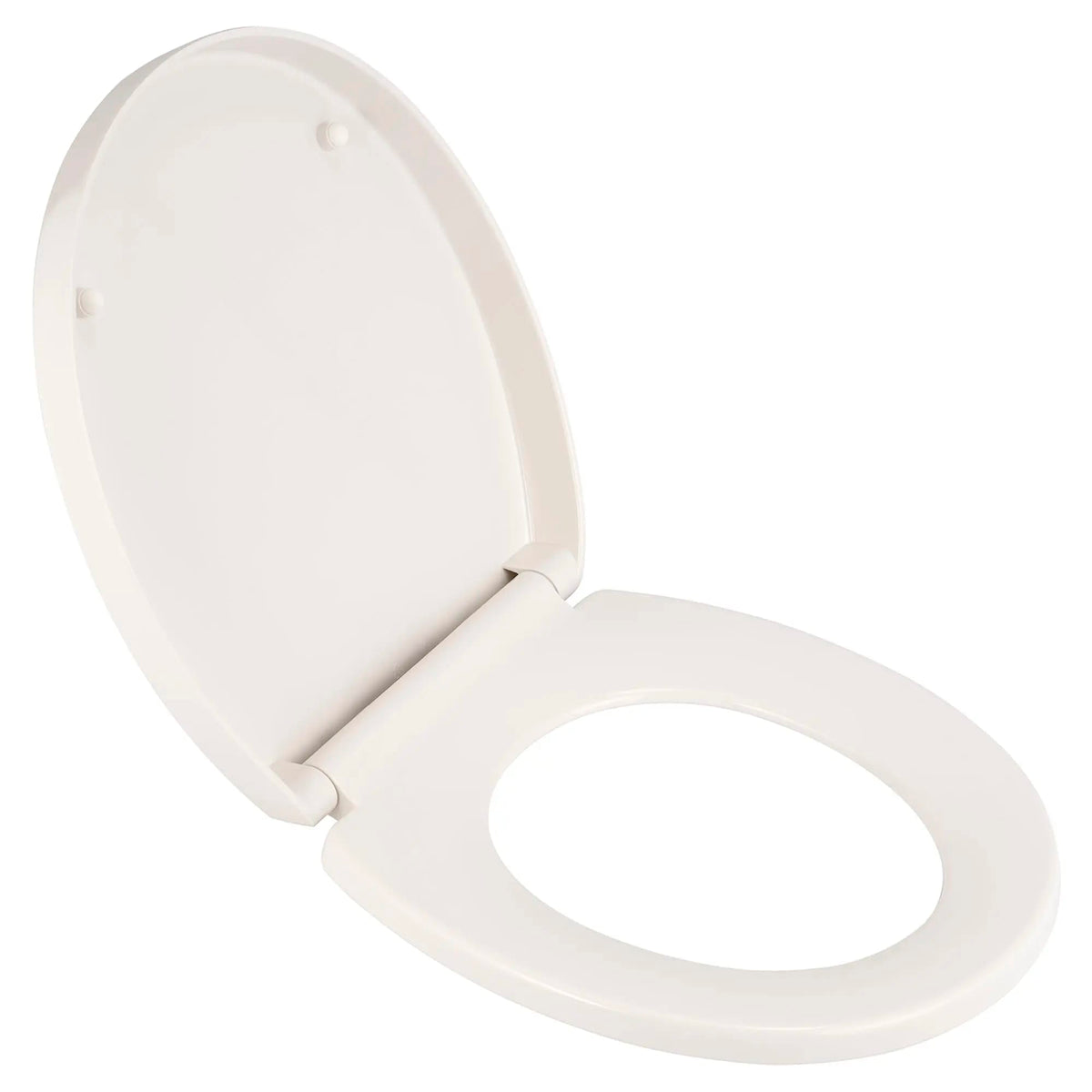5025B65G.020 Telescoping Slow-Close & Easy Lift-Off Round Front Toilet Seat White