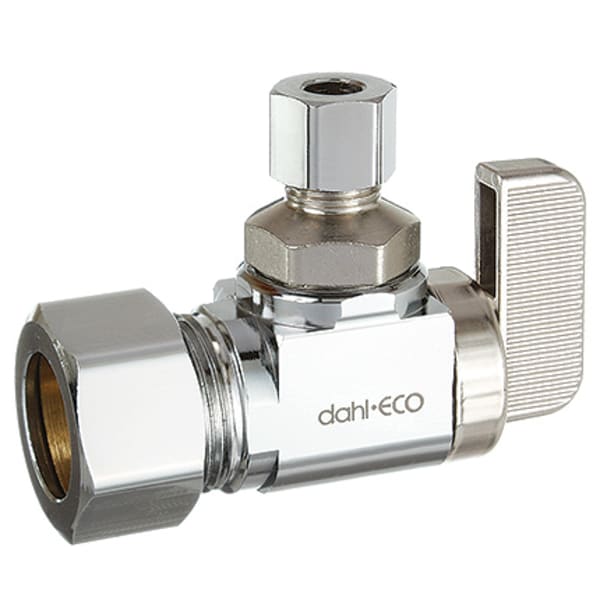 611-33-30-BAG 5/8" x 1/4" Angle Stop (Compression x Compression)