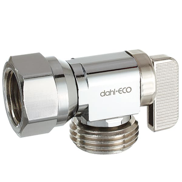 611-53-04-BAG 1/2" x 5/8" Angle Stop (FIP x Hose Thread)