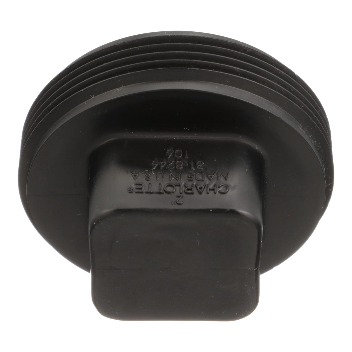 ABS-00106-0800 2" ABS DWV Cleanout Plug - MPT