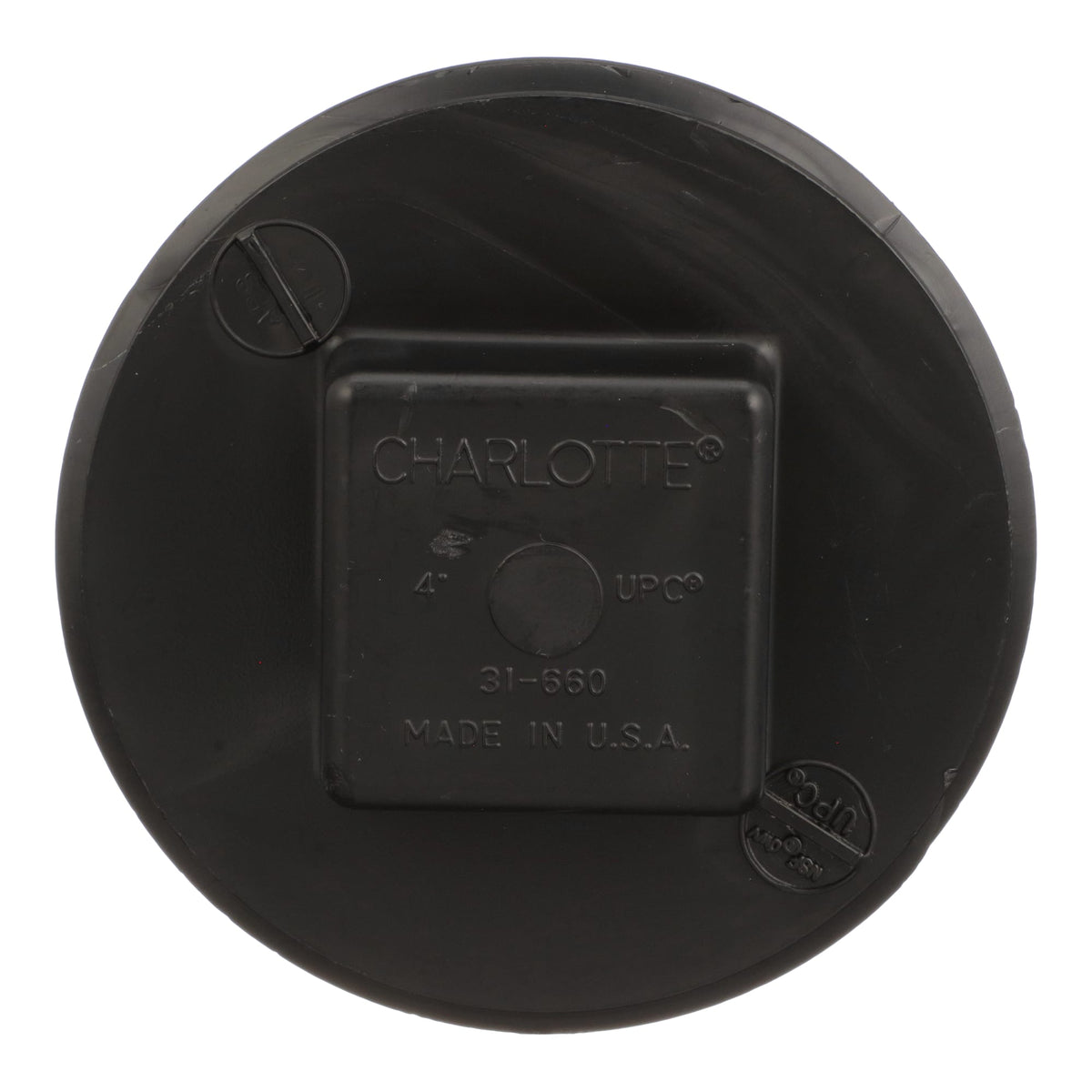 ABS-00106-1600 4" ABS DWV Cleanout Plug - MPT