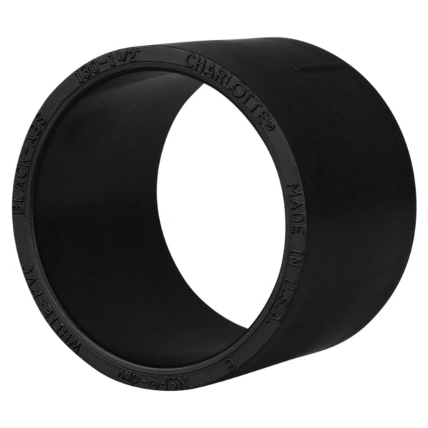 ABS-00130-0600 1-1/2" ABS DWV Repair Coupling - H x H