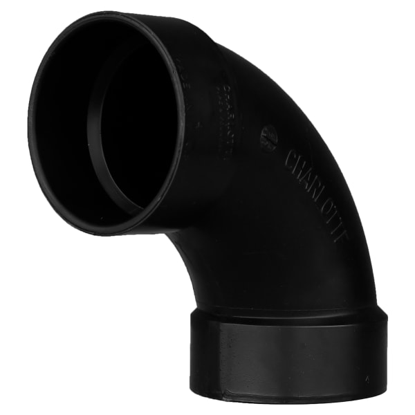 ABS-00304-1200 4" ABS DWV 90° Long Turn Elbow - H x H