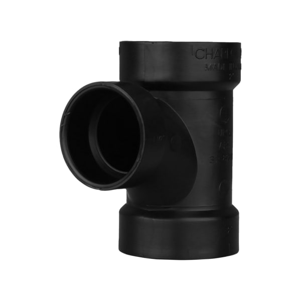 ABS-00401-1000 2" x 2" x 1-1/2" ABS DWV Sanitary Tee - All H