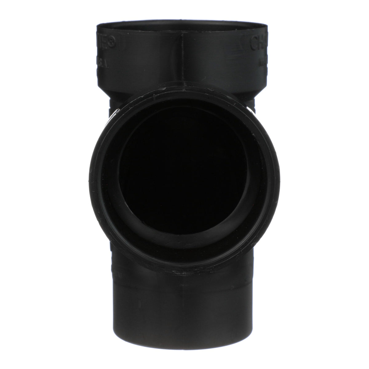 ABS-00403-0600 1-1/2" ABS DWV Street Sanitary Tee - Spigot x H x H