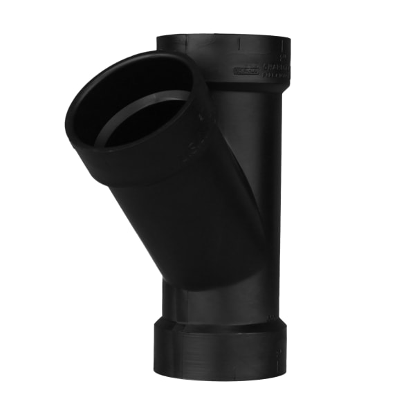 ABS-00600-0800 2" ABS DWV Wye - All H
