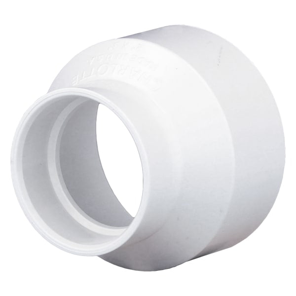 PVC-00102-1000 3" x 2" PVC DWV Reducing Coupling - H x H