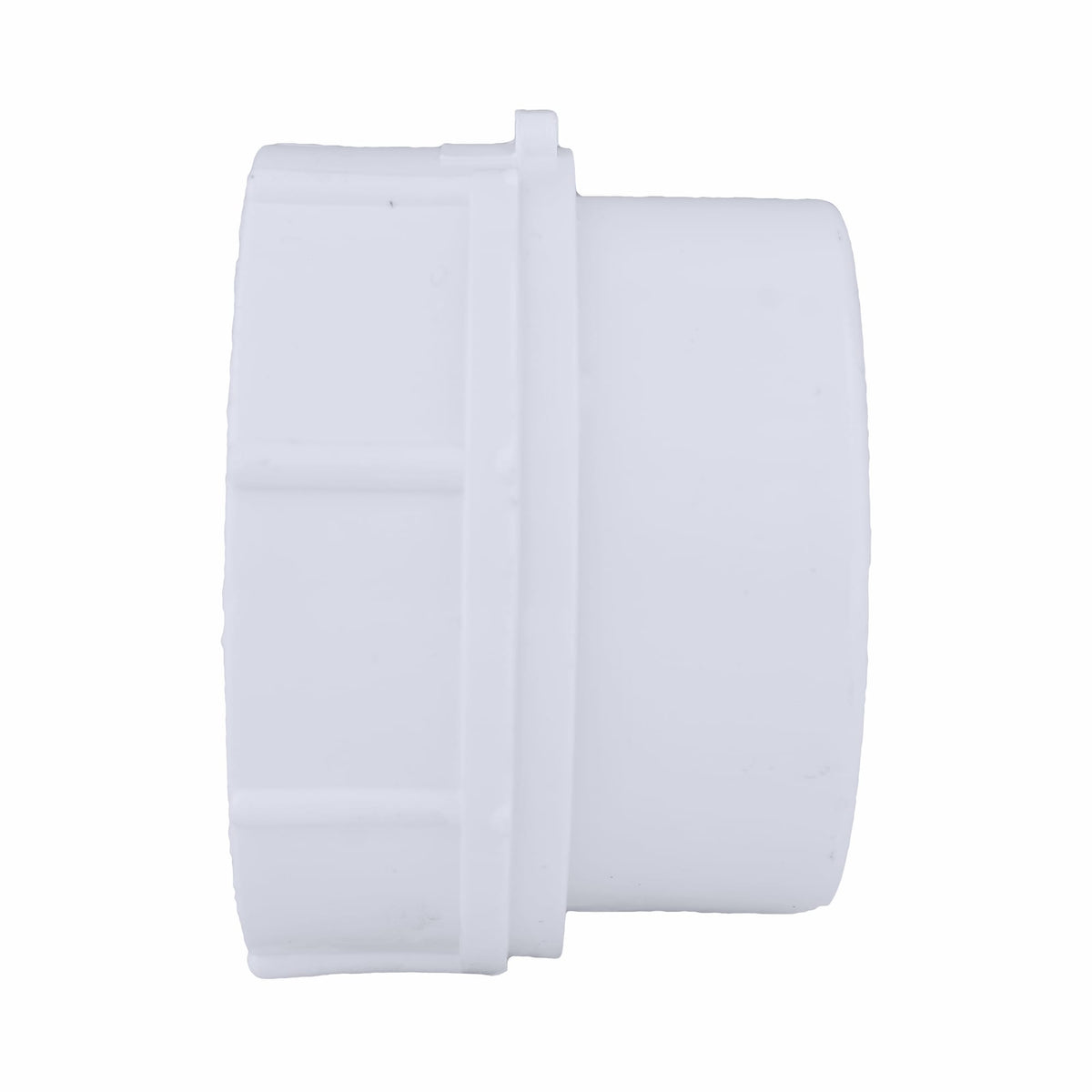 PVC-00105-0800 2" PVC DWV Fitting Female Adapter (Cleanout Adapter Less Plug) - Spigot x FPT