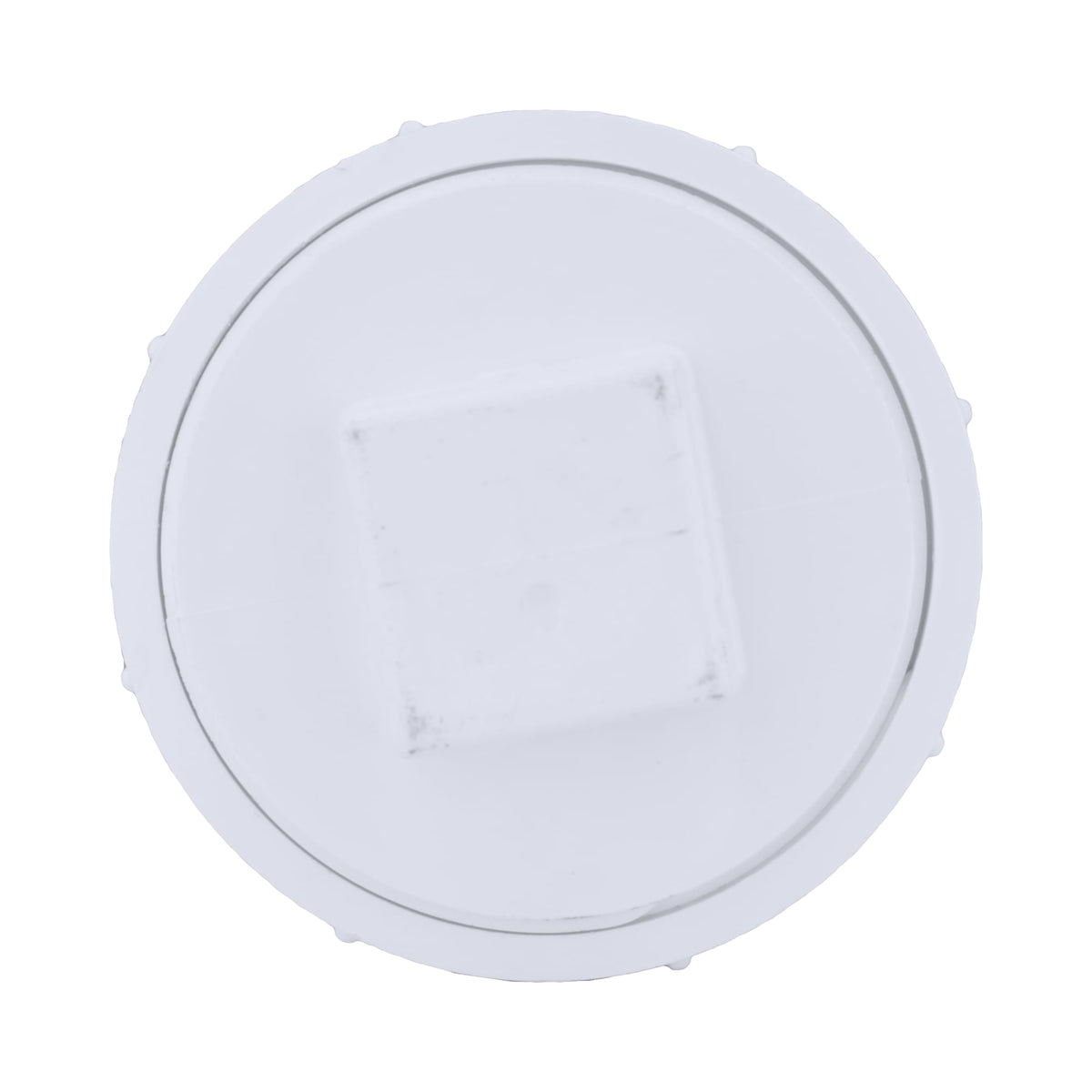 PVC-00105X-1200 4" PVC DWV Cleanout Adapter with Plug - Spigot x FPT
