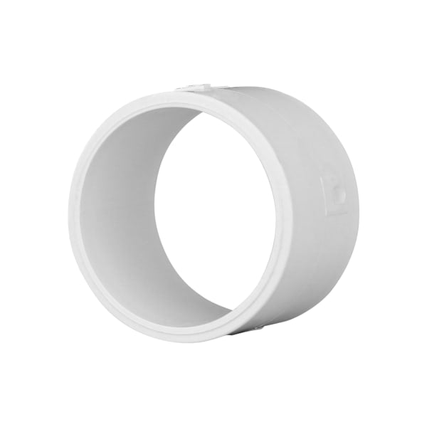 PVC-00130-0800 2" PVC DWV Repair Coupling - H x H