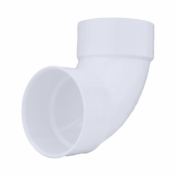 PVC-00300-1600 6" PVC DWV 90° Elbow - H x H