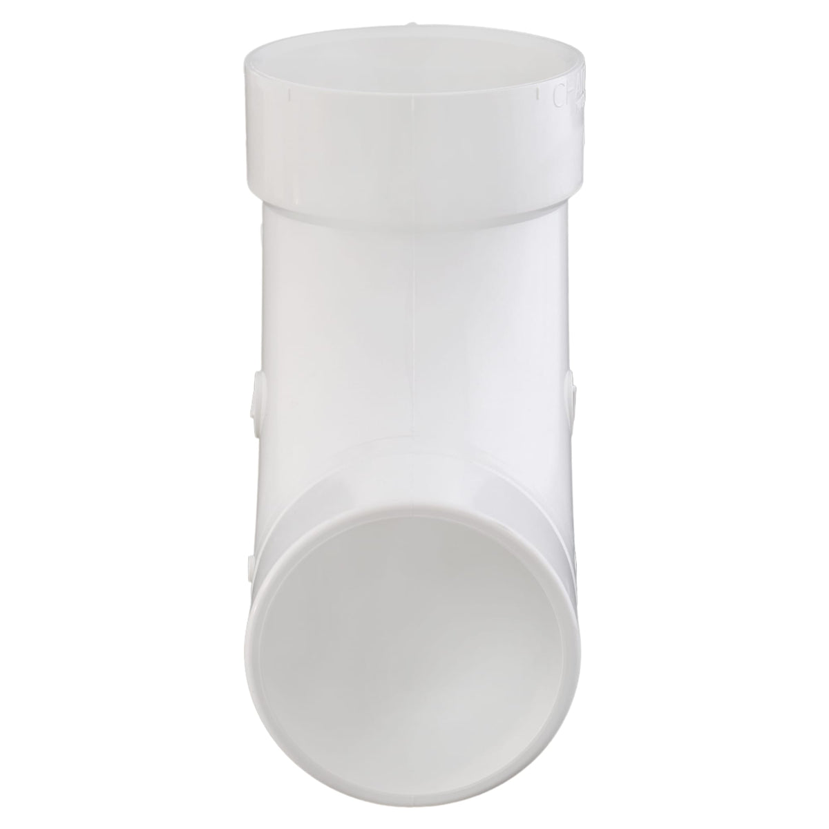 PVC-00309-1200 4" PVC DWV 90° Long Turn Street Elbow - H x Spigot