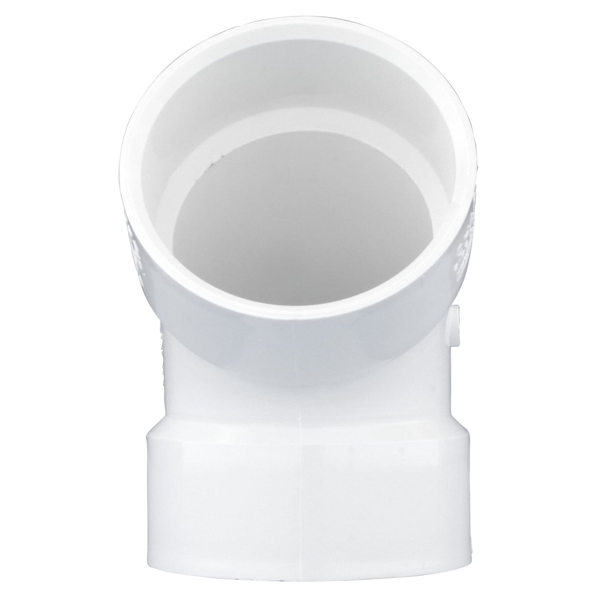 PVC-00319-1000 3" PVC DWV 60° Elbow - H x H