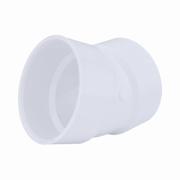 PVC-00324-1200 4" PVC DWV 22-1/2° Elbow - H x H