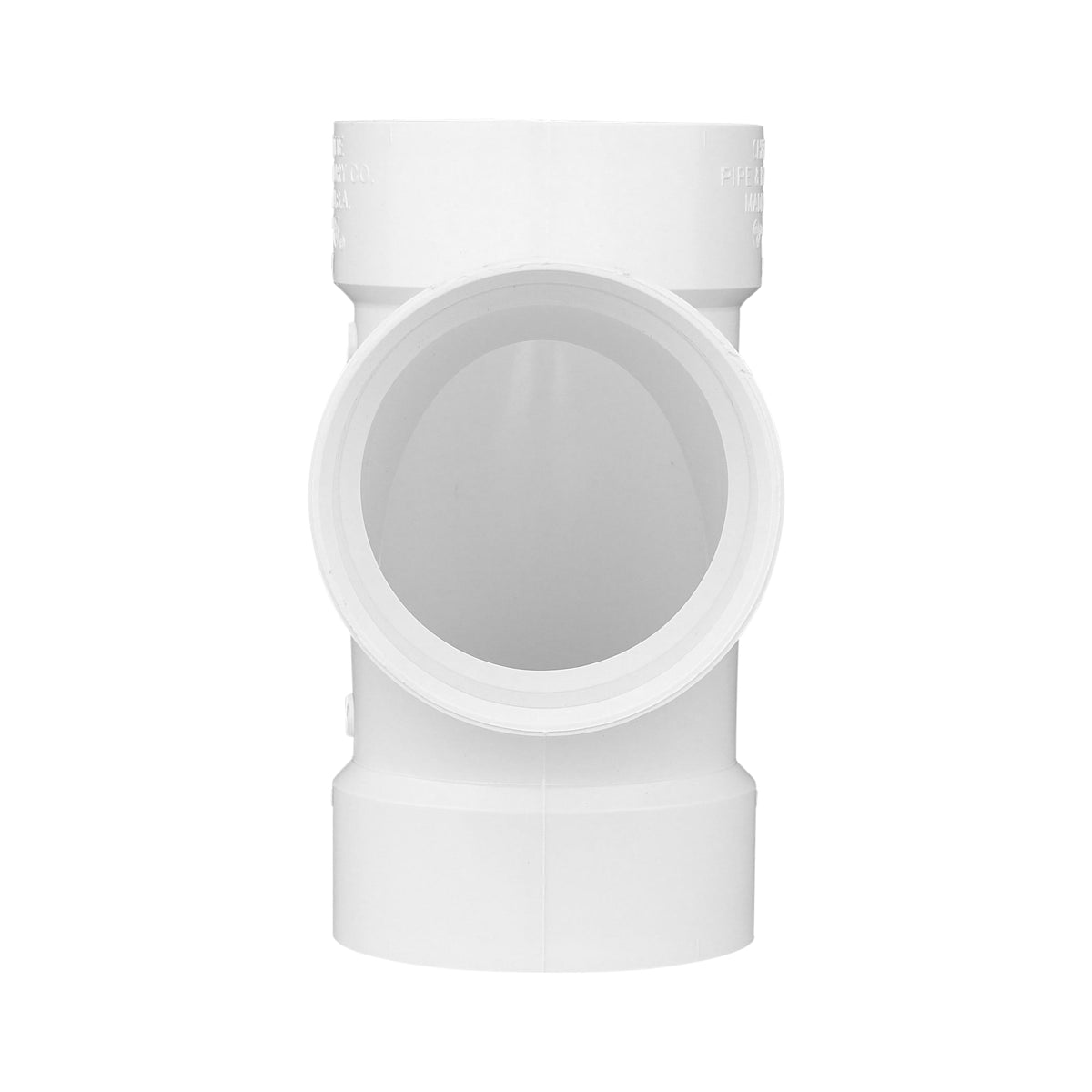 PVC-00400-1400 4" PVC DWV Sanitary Tee - All H